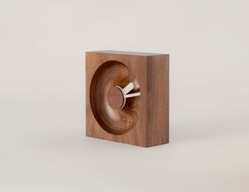 O Clock 木材时钟系列,干净朴素的天然美